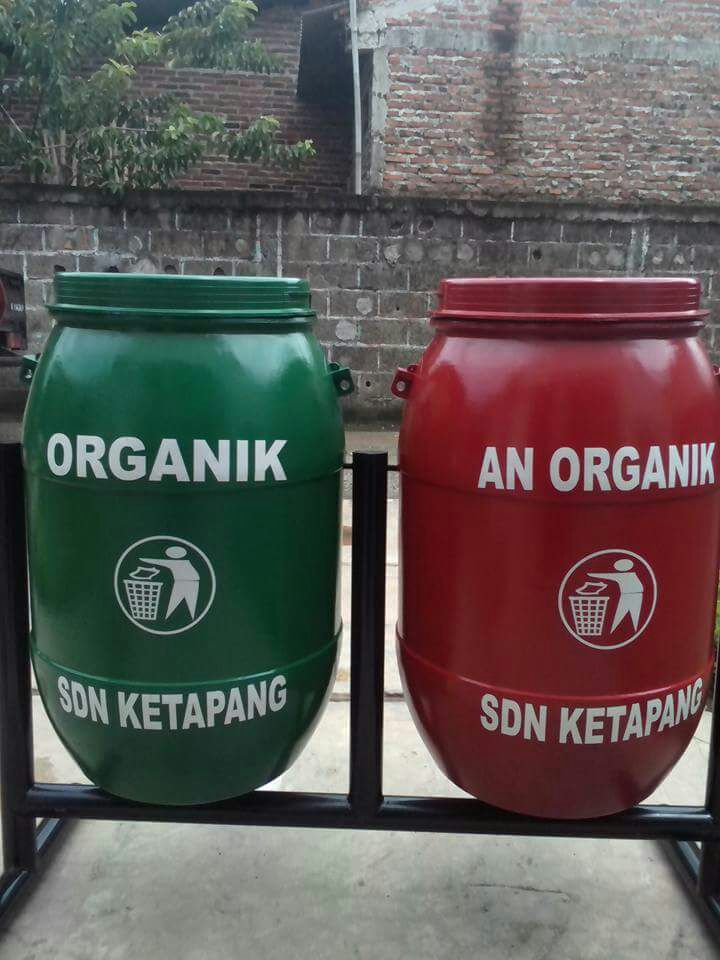 tempat sampah drum