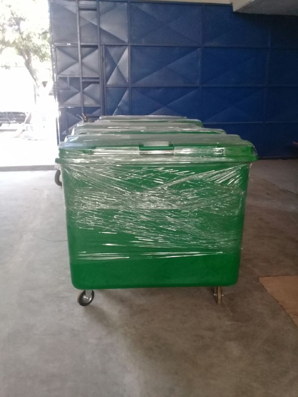 tempat sampah fiber 660 liter