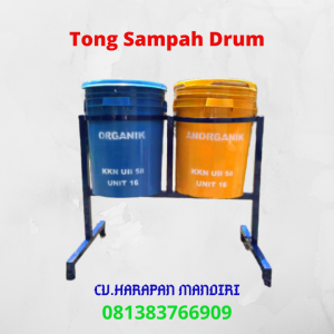 tong sampah drum