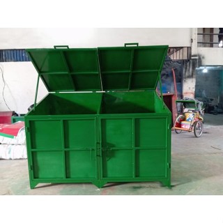 Kontainer sampah Ukuran 100x110x200 cm